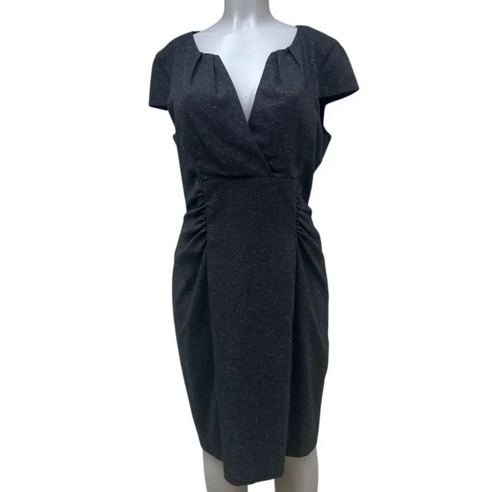 connected apparel dress Green Long Sleeve Ruched Long Formal 6 it features a round neckline Emerald Green Connected Apparel Short